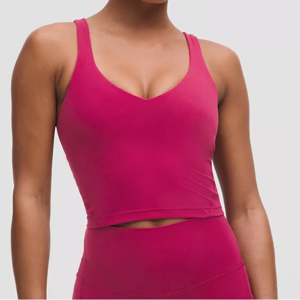 Lululemon Magenta Align Tank Top - Light Support